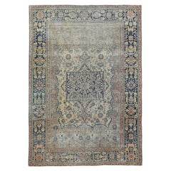 Tappeto antico Mohtasham Kashan 4'6'' x 6'8''
