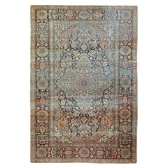 Antique Mohtasham Kashan Rug 4
6

 x 6
8

