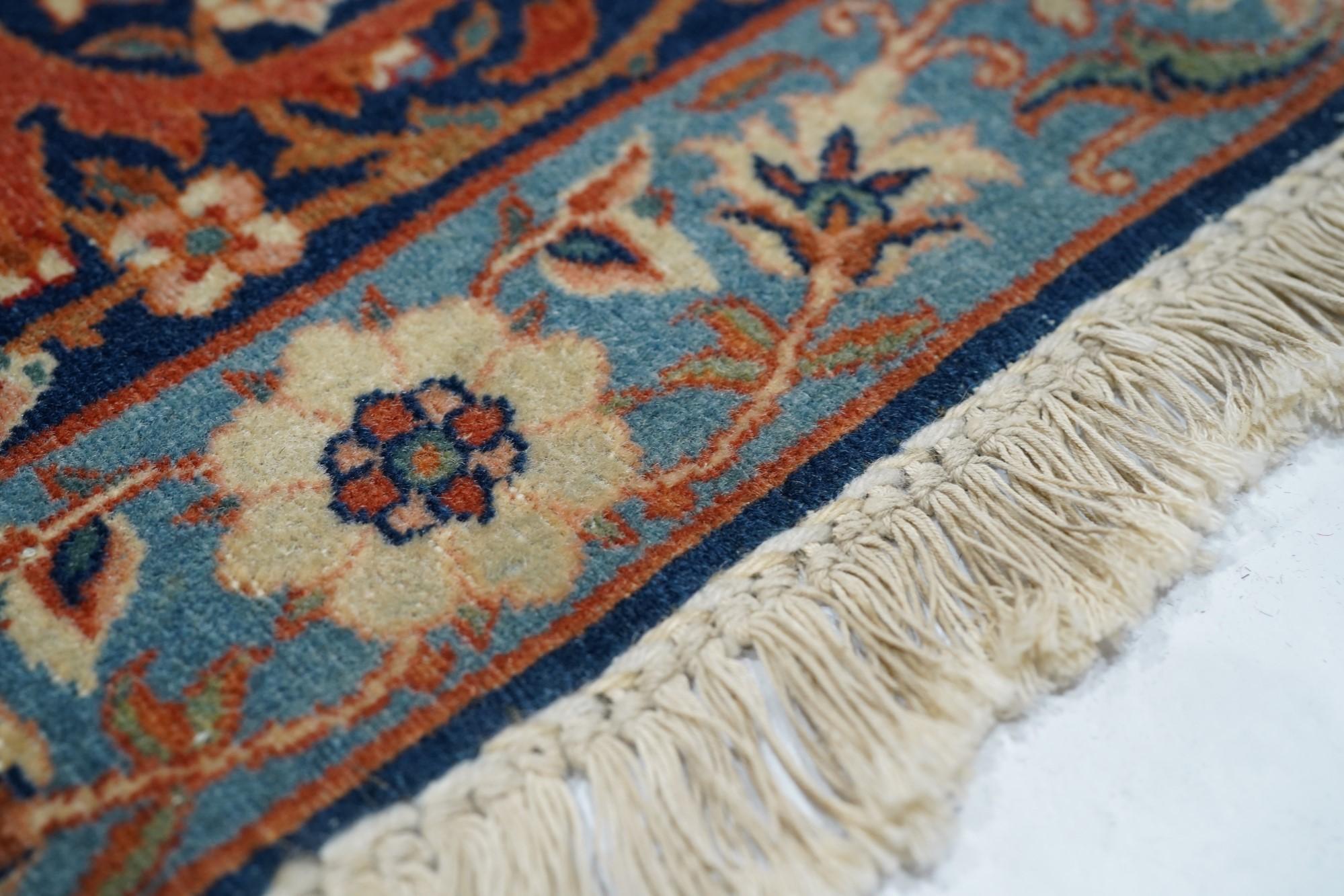 Antique Mohtasham Kashan Rug 4'7'' x 6'8'' For Sale 2