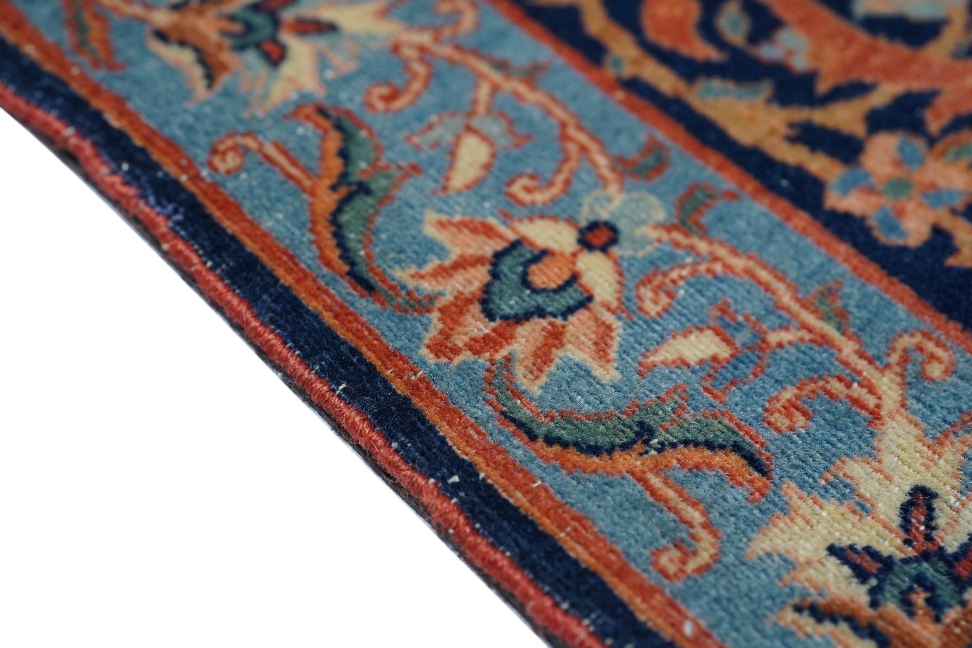 Antique Mohtasham Kashan Rug 4'7'' x 6'8'' For Sale 3