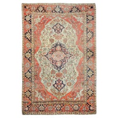 Antique Mohtasham Kashan Rug 4
7

 x 6
9

