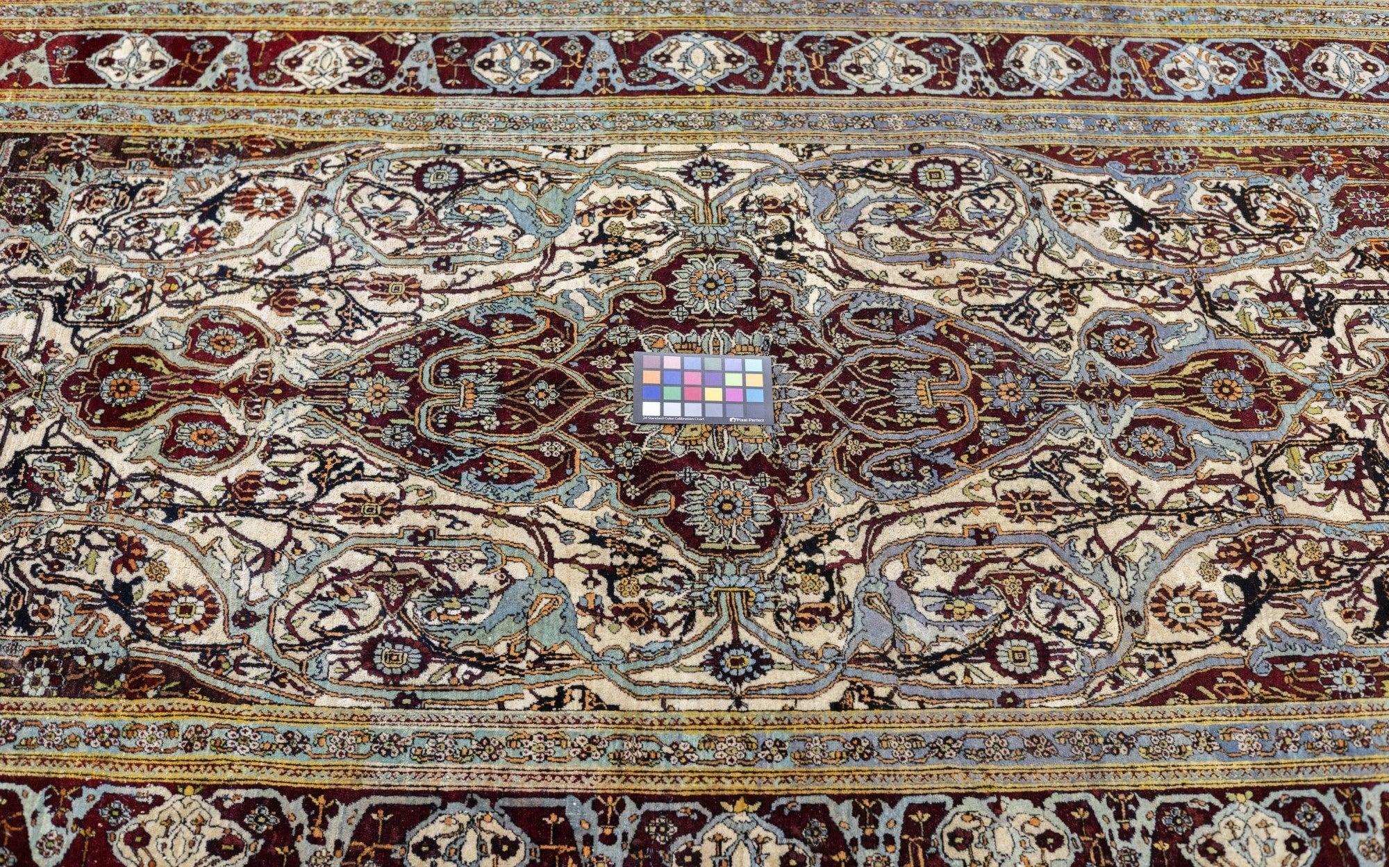 Antique Mohtasham Kashan Rug 4'9'' x 8'1'' For Sale 3