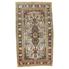 Alfombra antigua Mohtasham Kashan 4'9'' x 8'1''