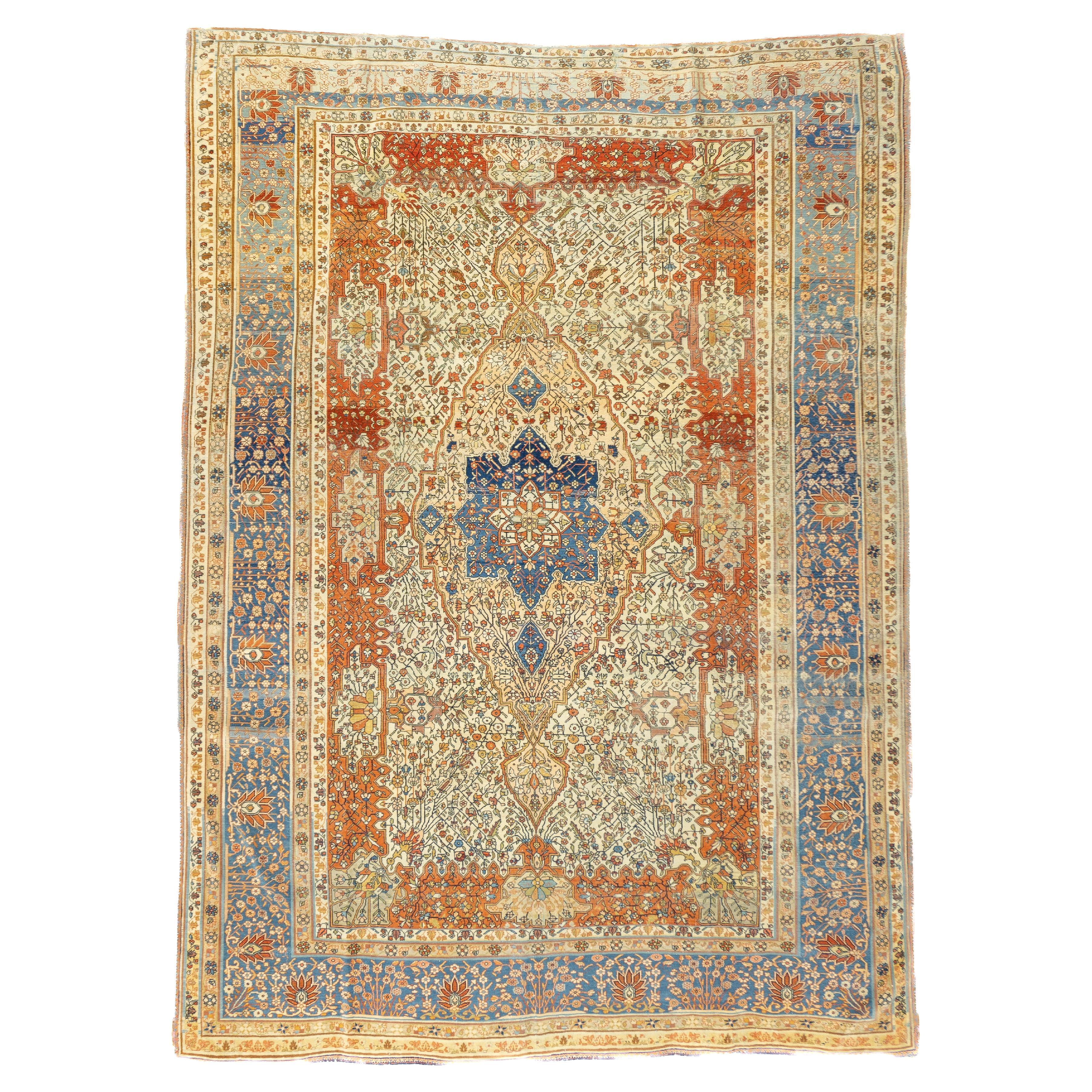 Tappeto antico Mohtasham Kashan 7'1" x 10'0"