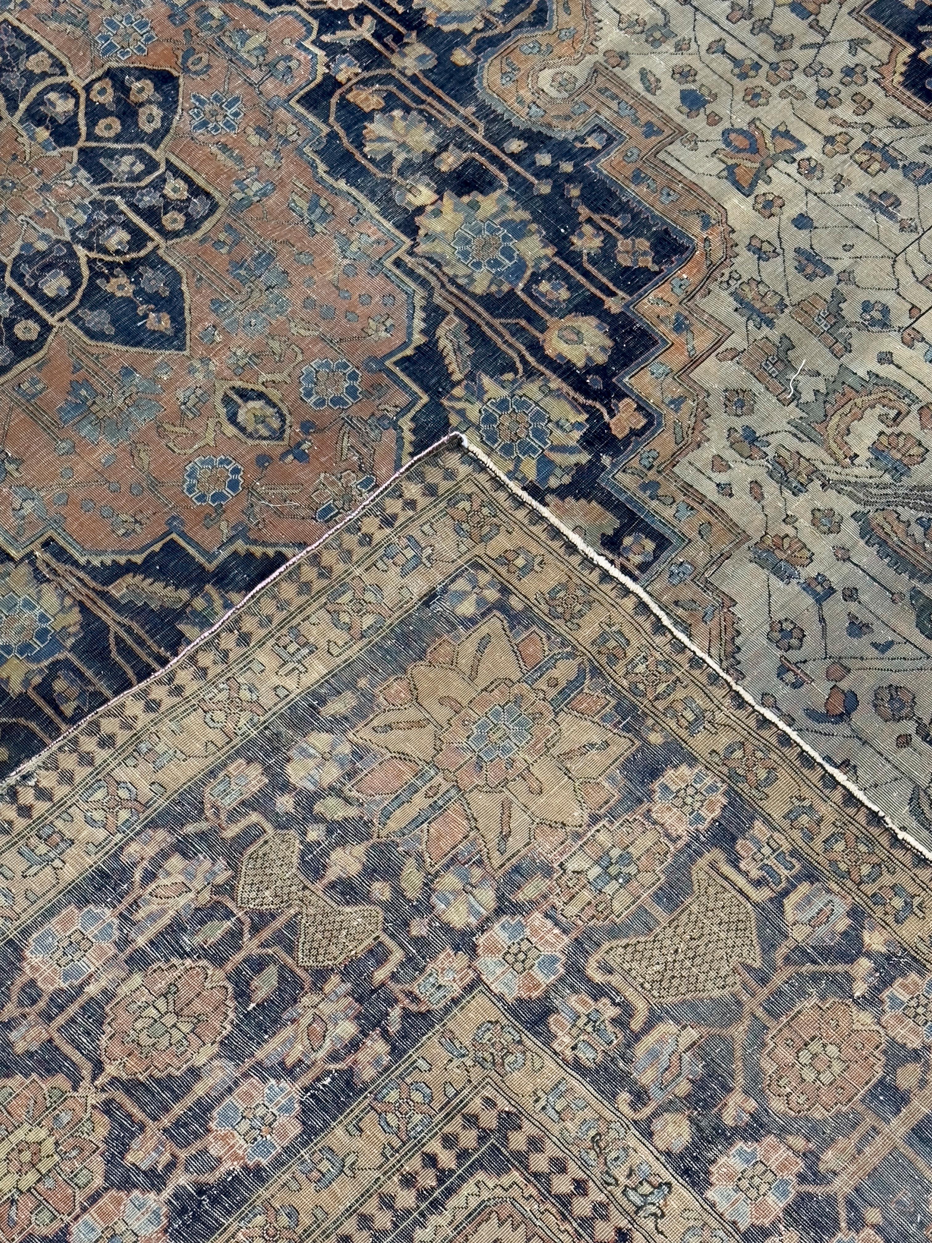 Tappeto antico Mohtasham Kashan 7'2