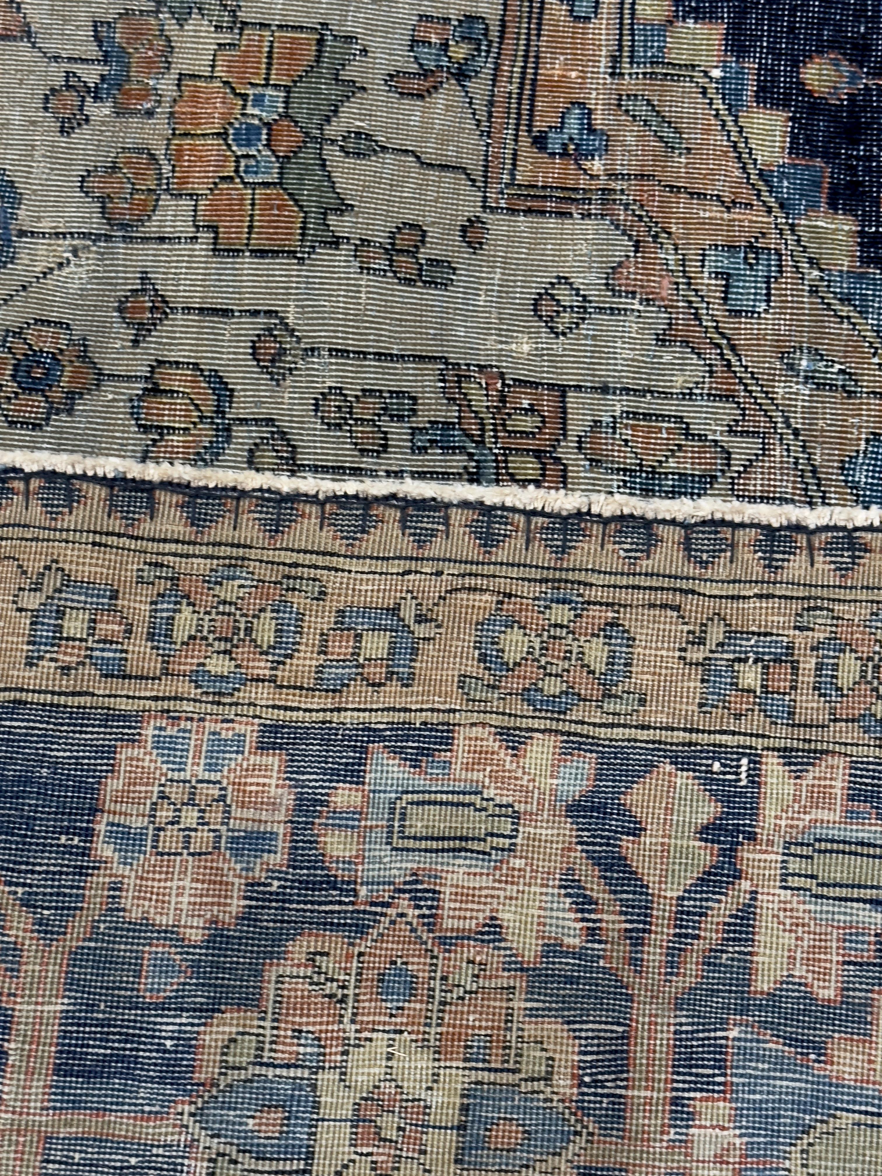 Tappeto antico Mohtasham Kashan 7'2