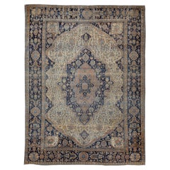 Tapis antique de Kashan 7'2 x 9'11