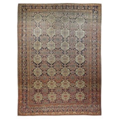 Antique Mohtasham Kashan Rug 7'6'' x 10'3''