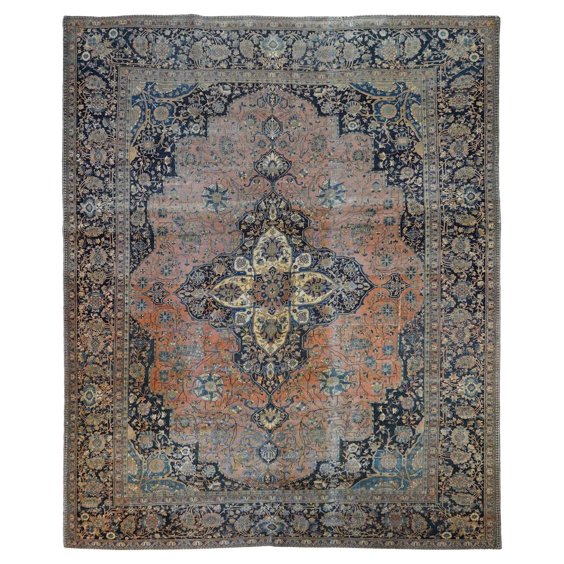 Antiquities Tapis Kashan 7'7'' x 9'5'' (en anglais)