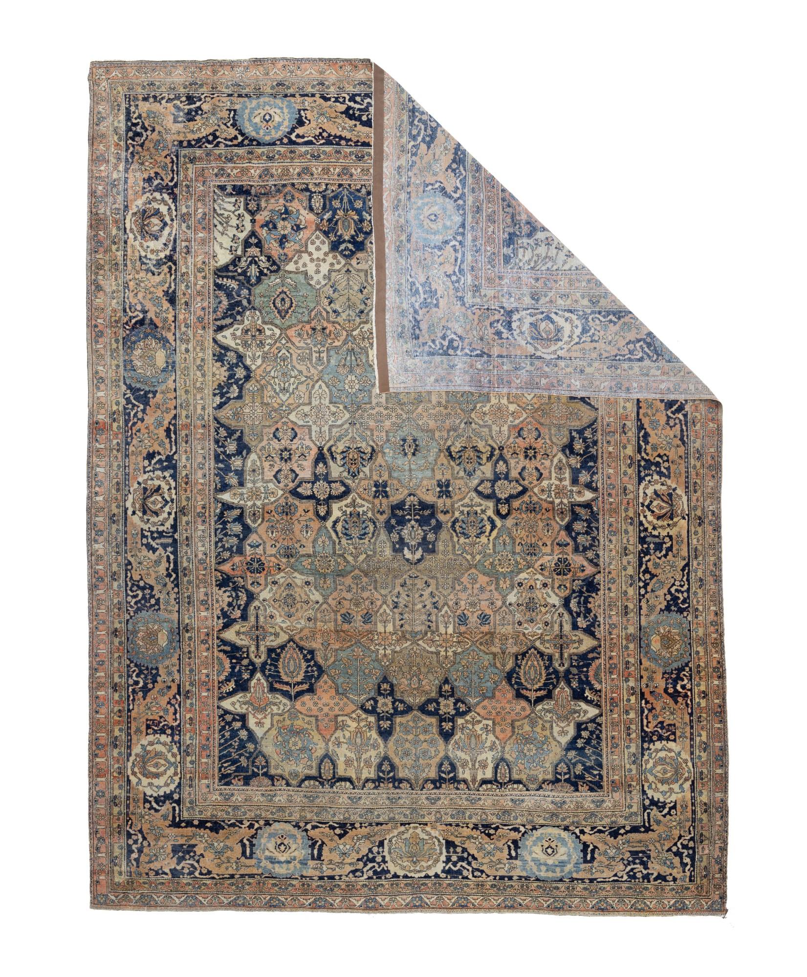 Antiker Mohtasham Kashan Teppich 8'4