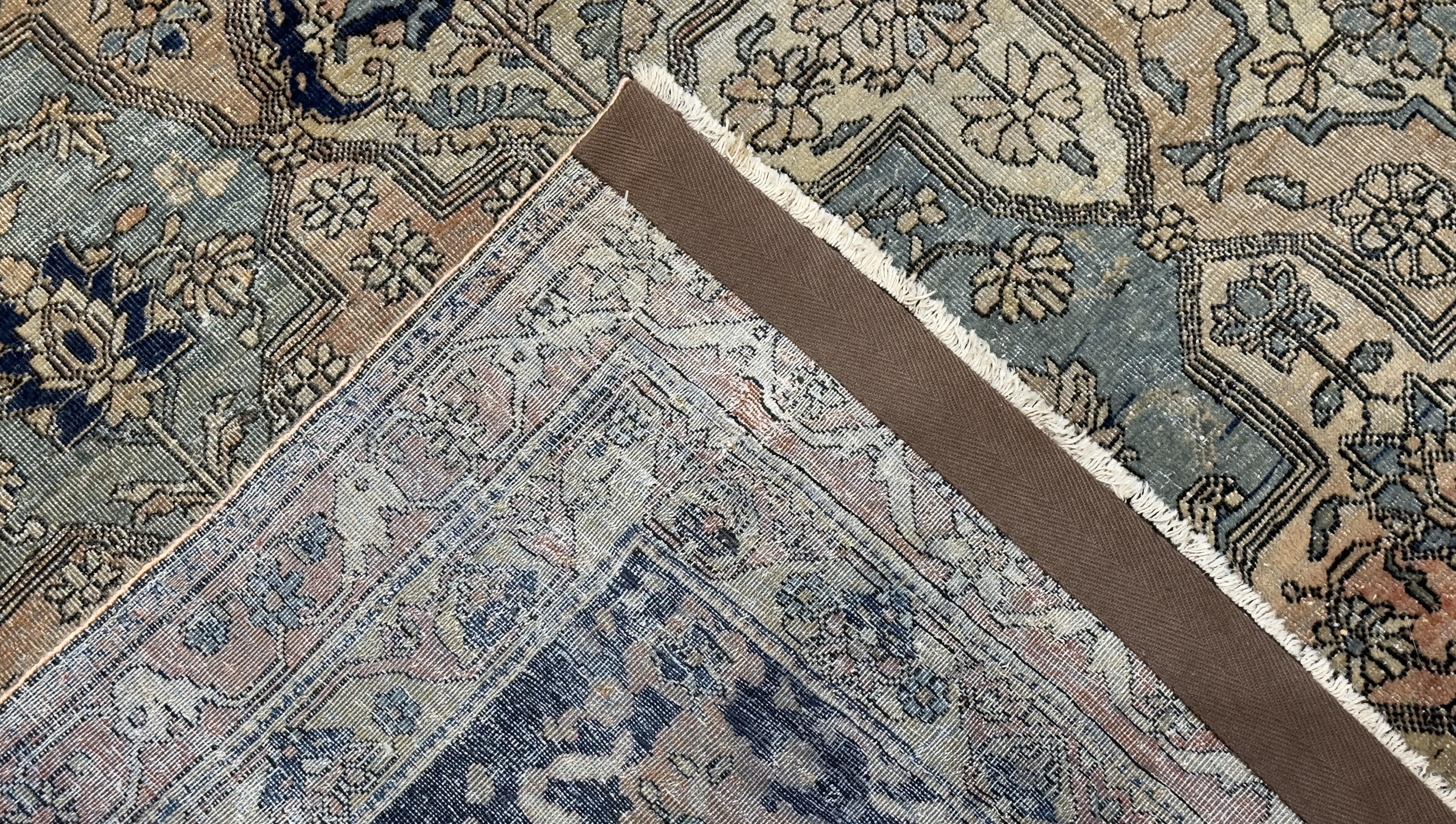 Antiker Mohtasham Kashan Teppich 8'4 x 11'3 im Angebot 2