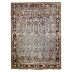 Antique Mohtasham Kashan Rug 9'11'' x 13'0"