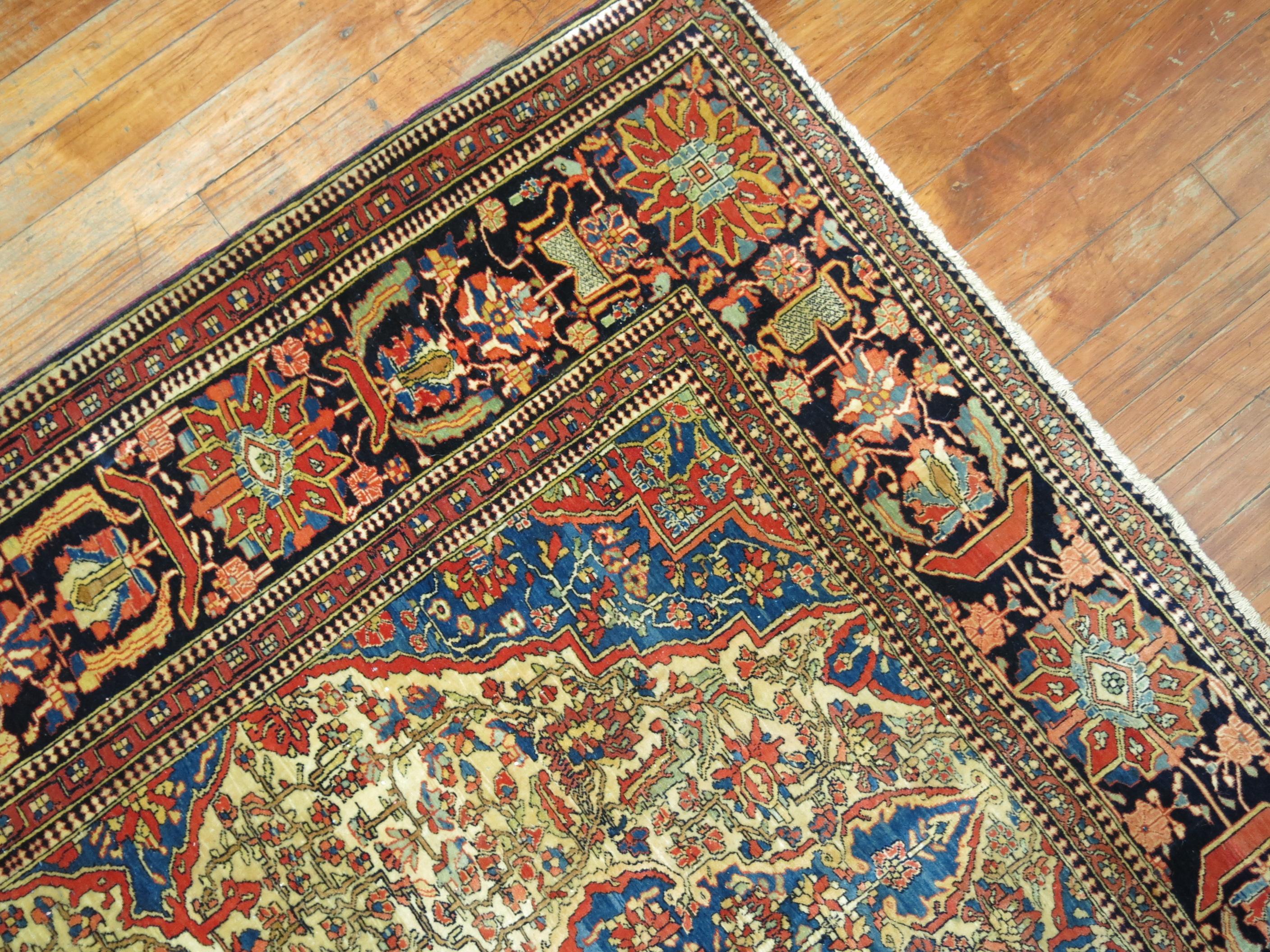 antique motasham kashan carpet