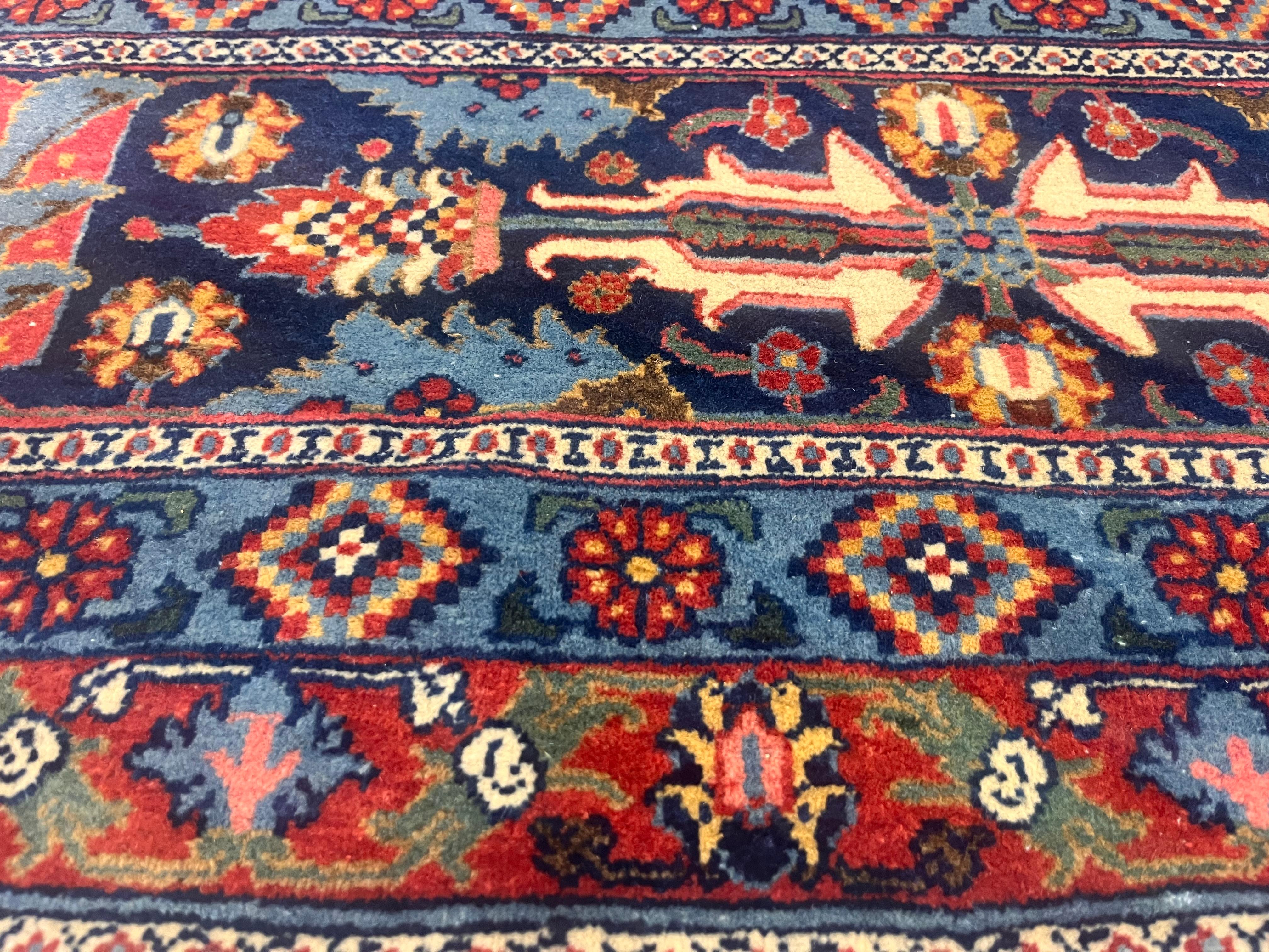 Antiker Mohtasham-Teppich 10'5