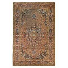 Antique Mohtasham Rug 4'4'' x 6'8''