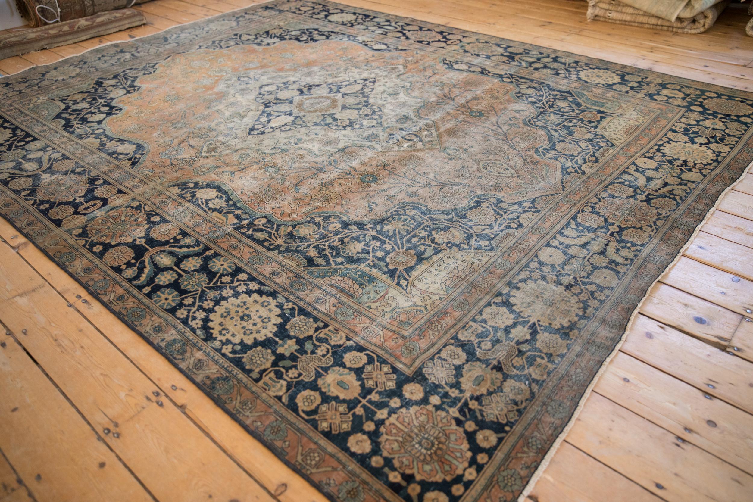 Antiker Mohtashem Kashan-Teppich (Kaschan) im Angebot