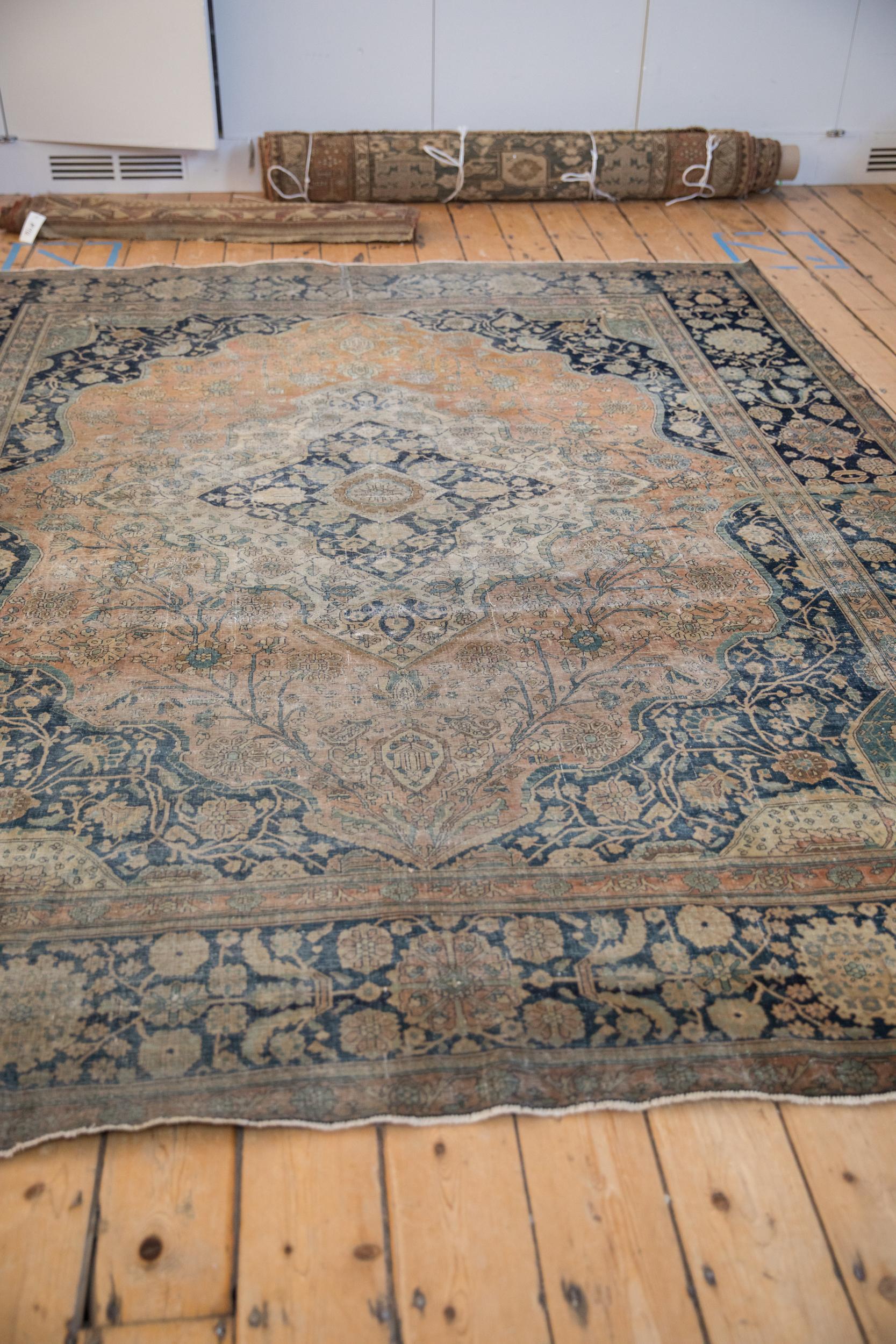 Antiker Mohtashem Kashan-Teppich (Handgeknüpft) im Angebot