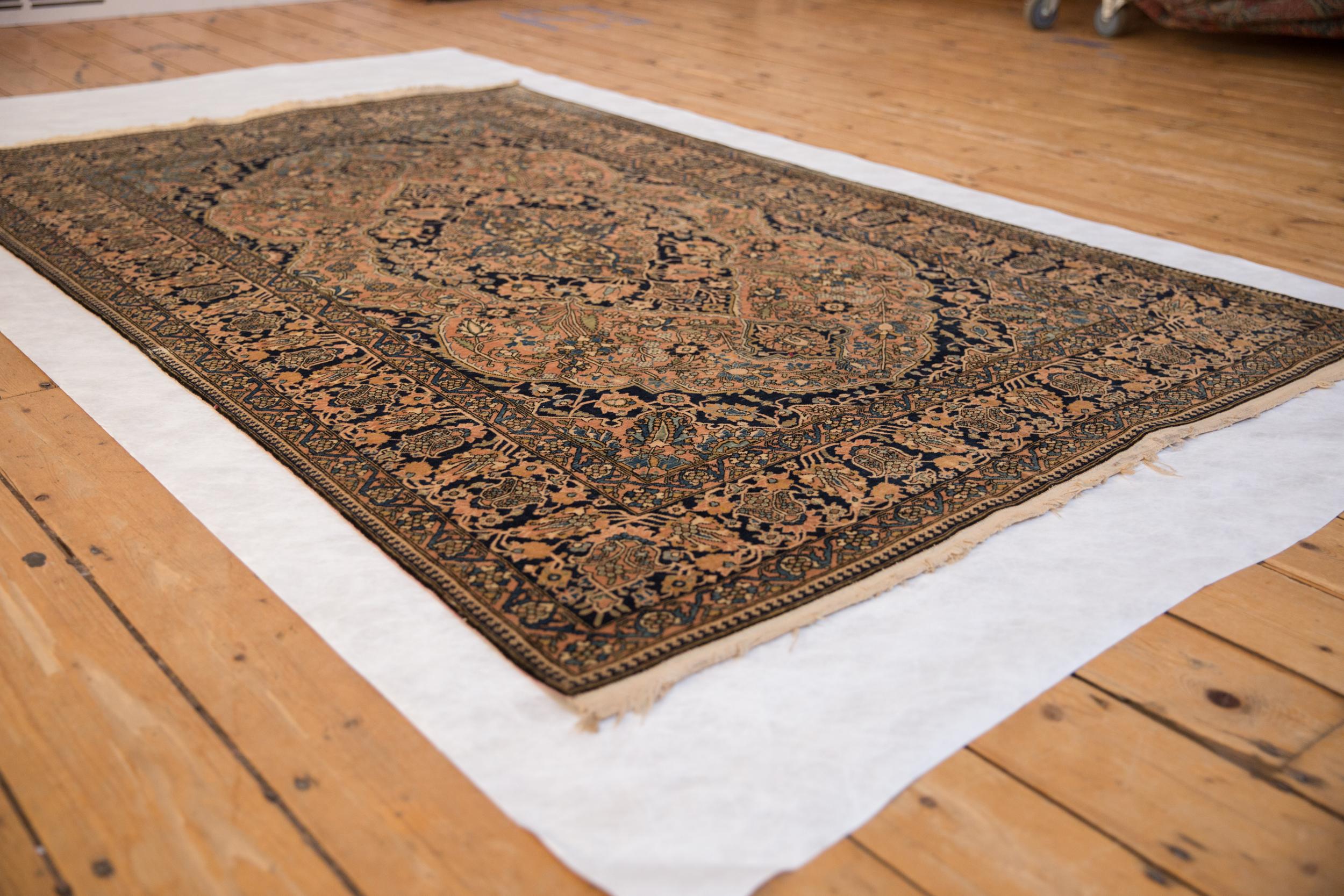 Early 20th Century Antique Mohtashem Kashan Rug For Sale