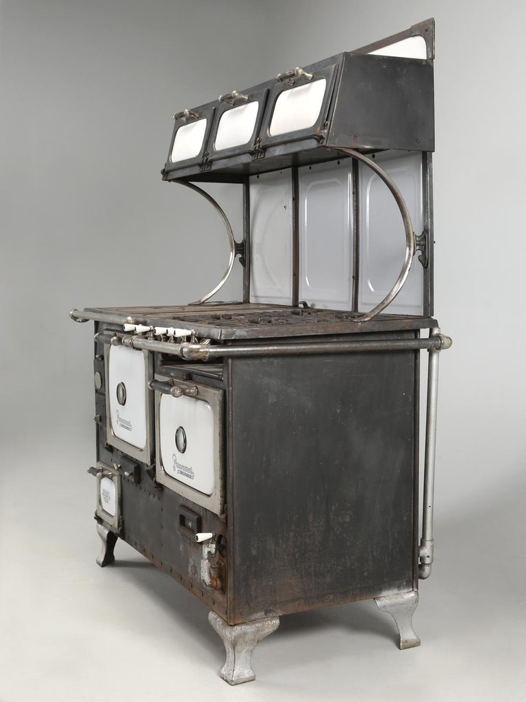 Antique Monarch Paramount Range Dual Fuel Gas and Coal c1921 Unrestored For  Sale at 1stDibs