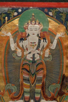 Antique Mongolian Thangka, 7275