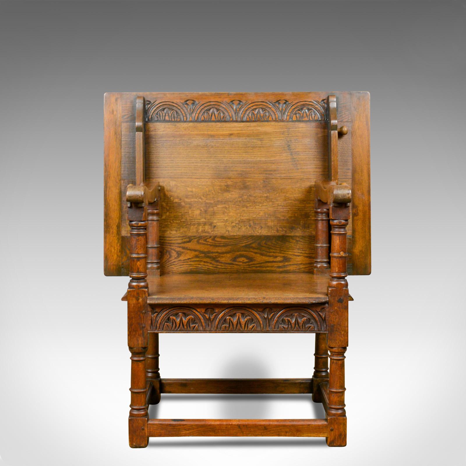 monks chair table