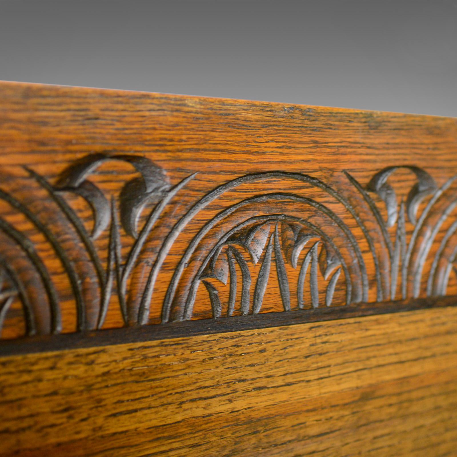 Antique Monk's Bench Metamorphic Table Chair English Oak, 18th Century and Later In Good Condition In Hele, Devon, GB