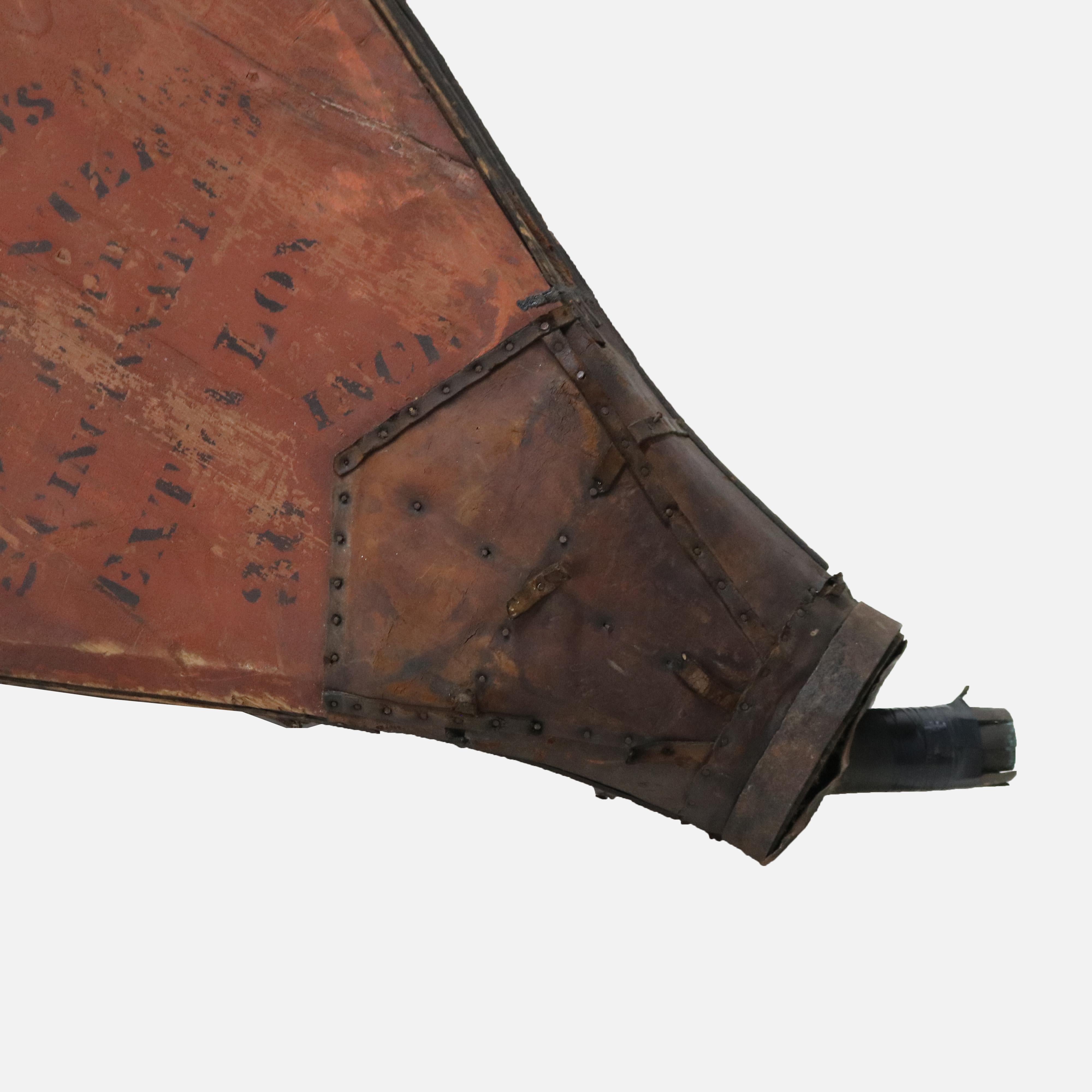 ***Reduced Delivery Rates - See Below or Click “Ask The Seller” to Request a Quote***

Antique Monumental Sized Blacksmith Furnace Bellows By Cincinnati Bellow Works 19thC

Measures - 72