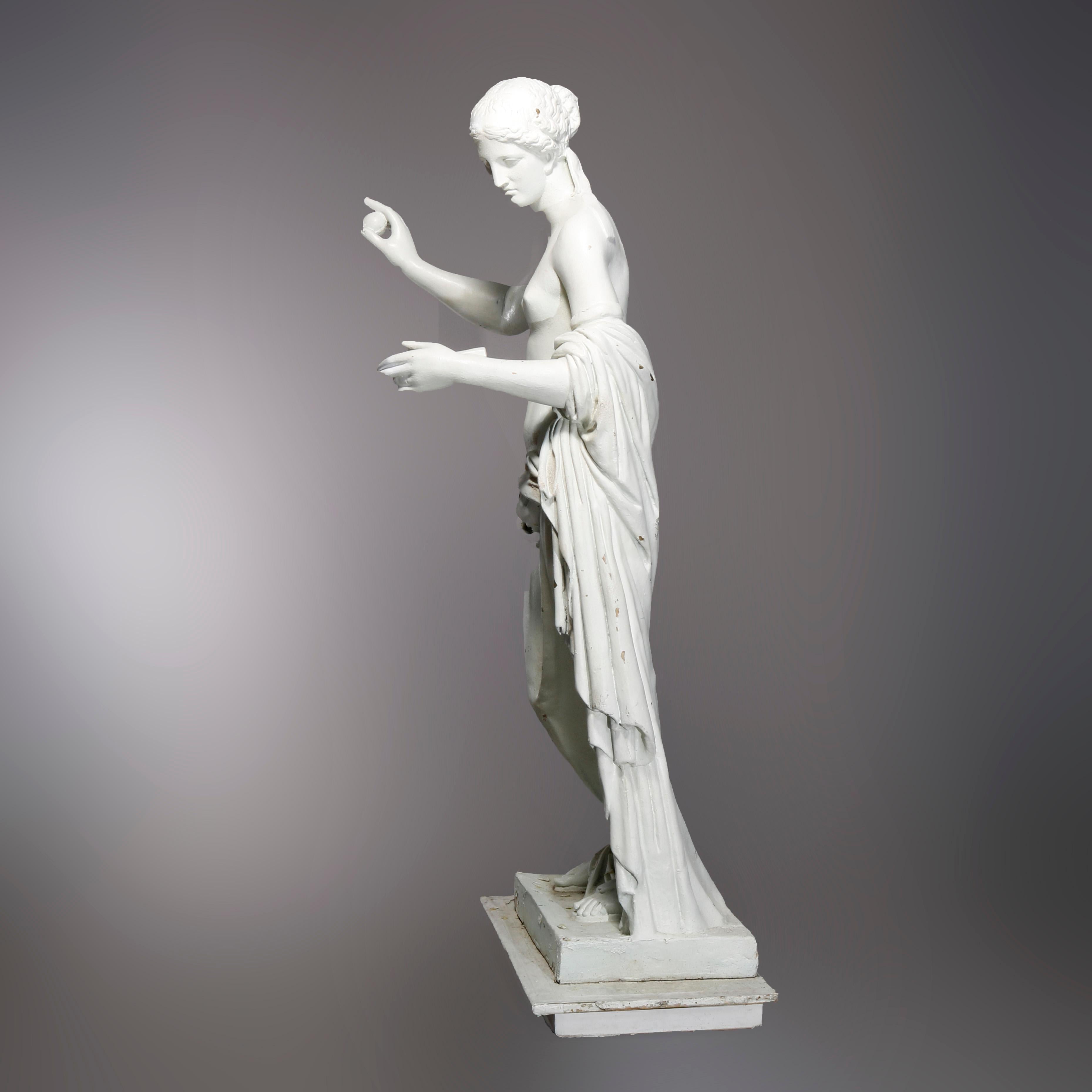Antique Monumental Classical Venus of Arles Composite Resin Sculpture, c1920 4