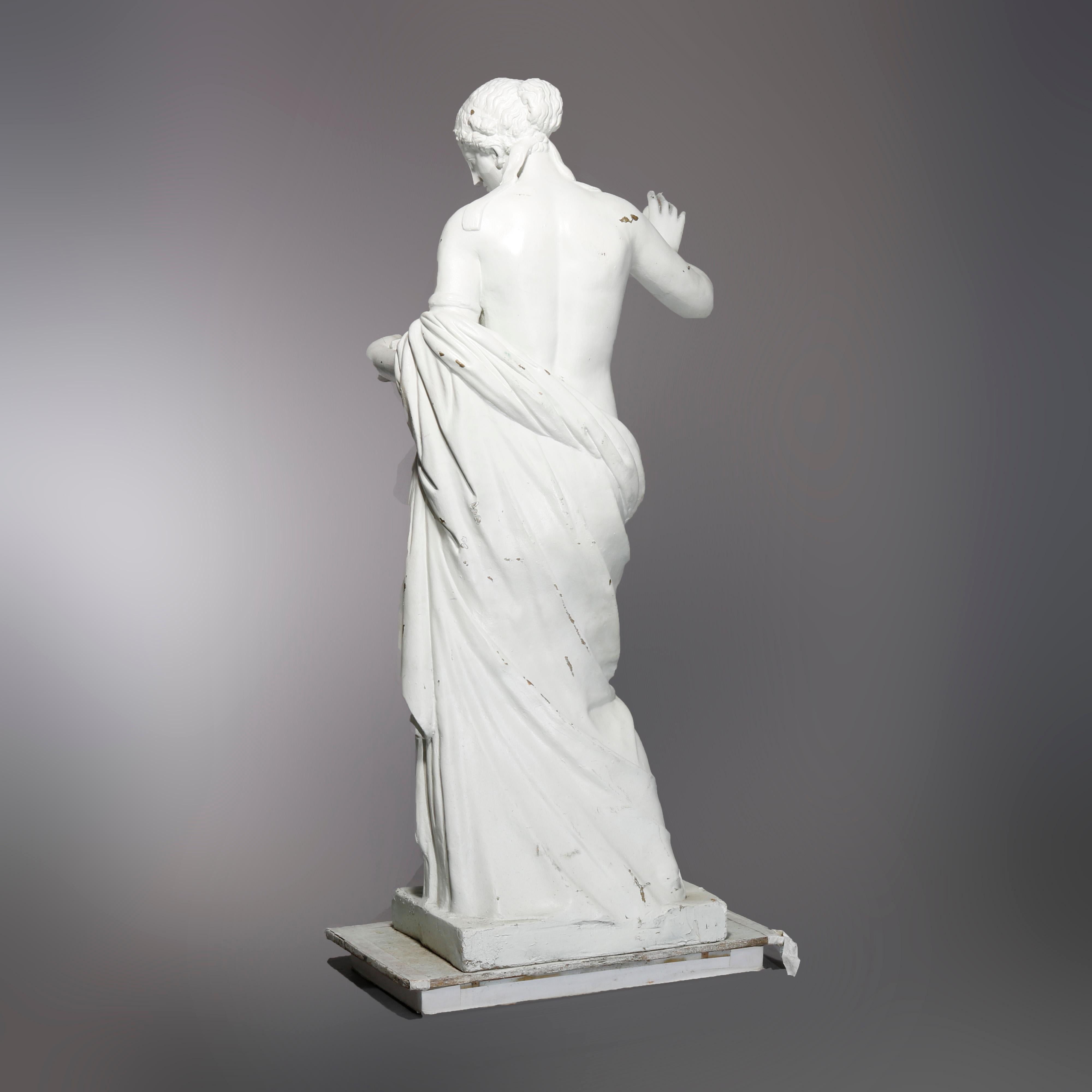 Antique Monumental Classical Venus of Arles Composite Resin Sculpture, c1920 5