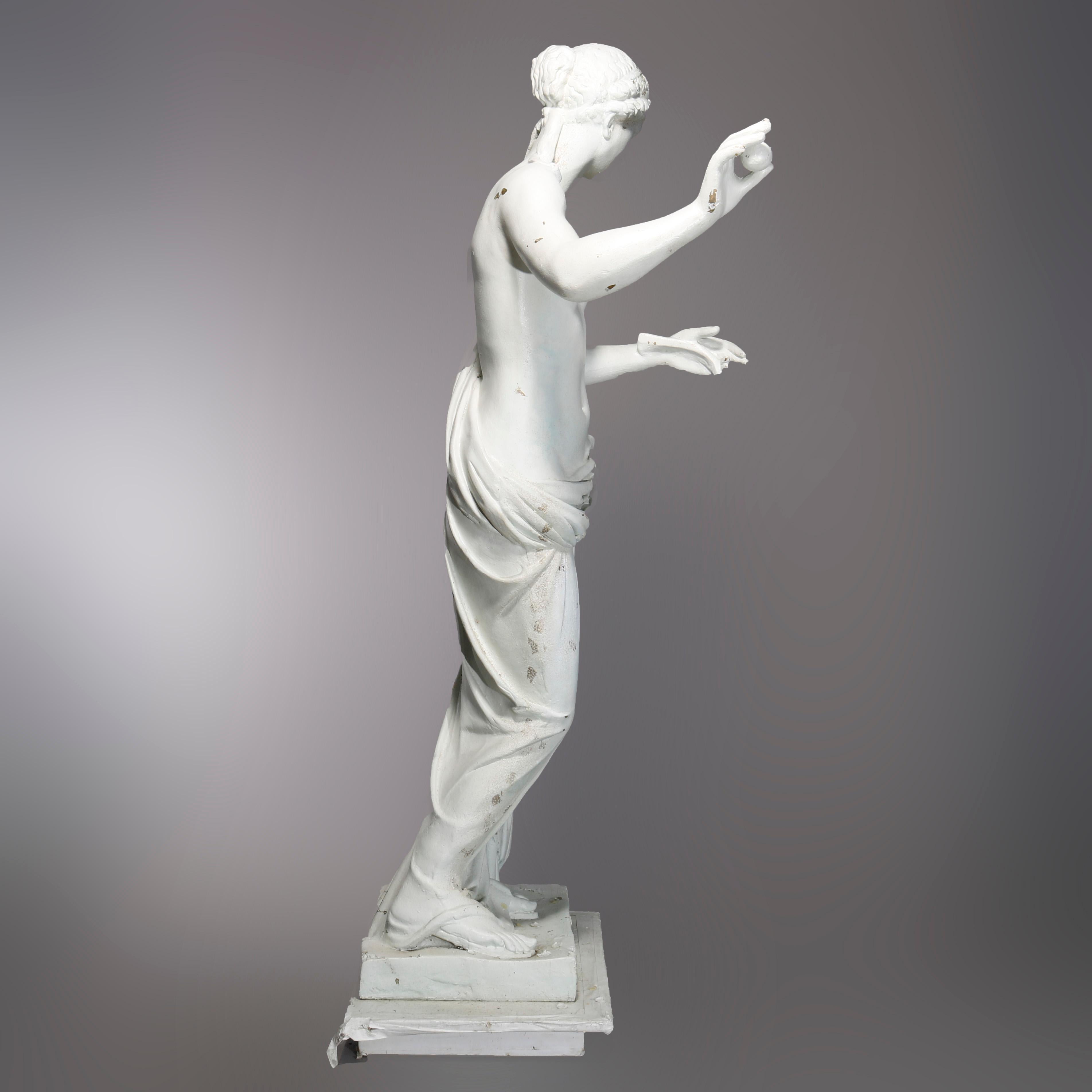 Antique Monumental Classical Venus of Arles Composite Resin Sculpture, c1920 7