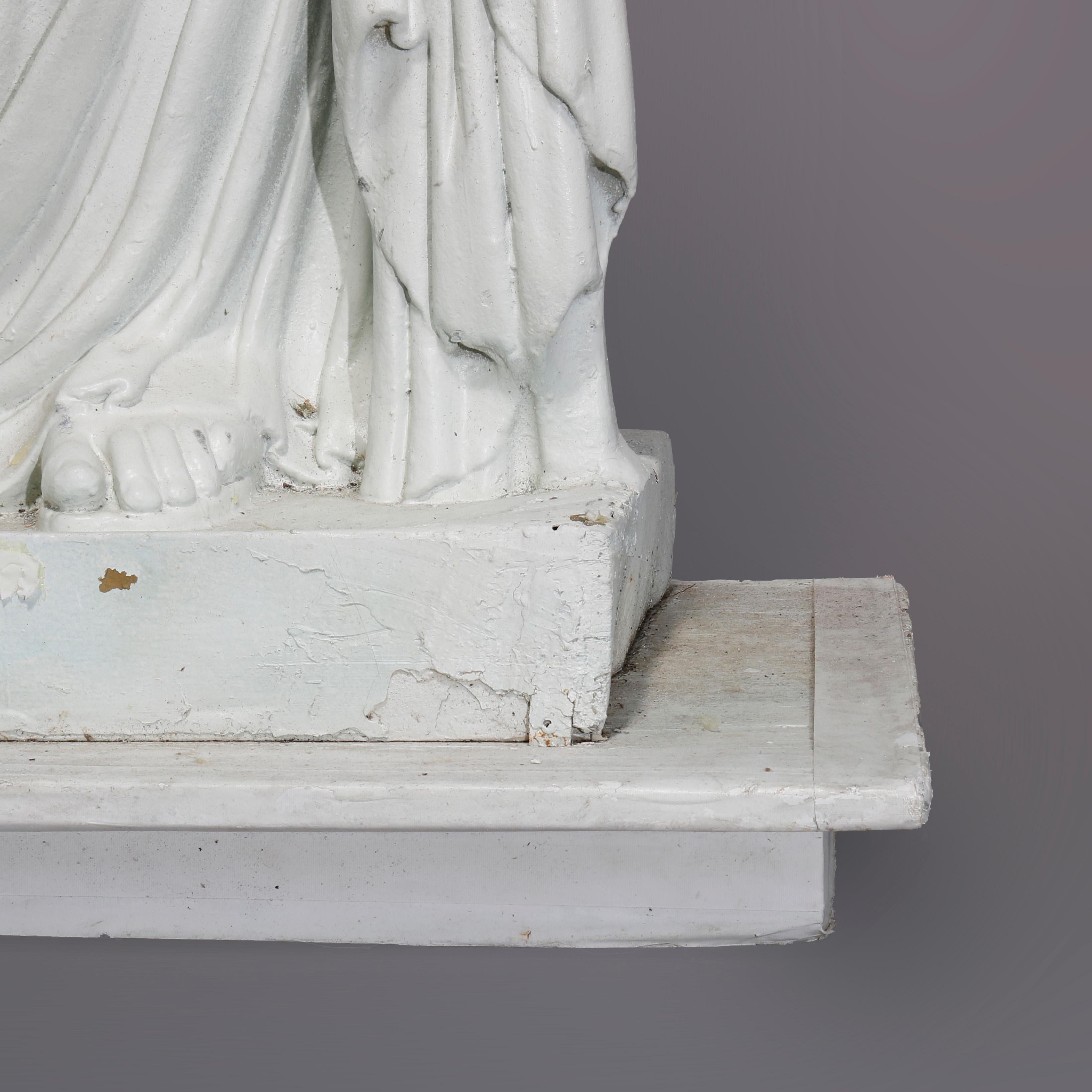 Antique Monumental Classical Venus of Arles Composite Resin Sculpture, c1920 10