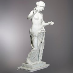 Antique Vénus classique monumentale d'Arles Sculpture en résine composite:: c1920