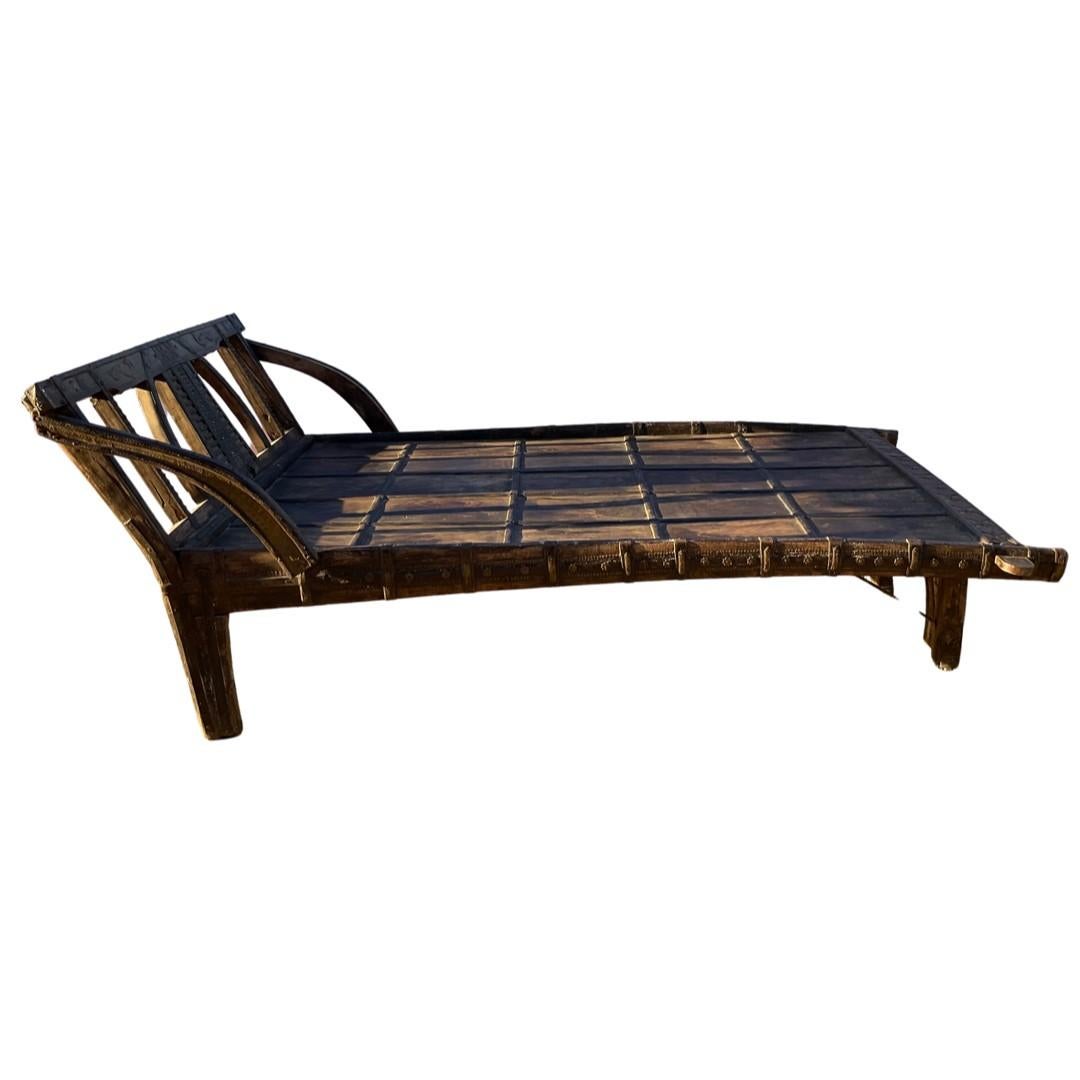Antique Monumental Indian Day Bed 2
