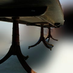 Antique Monumental Kittinger Mahogany Triple Pedestal Conference Table, C1920