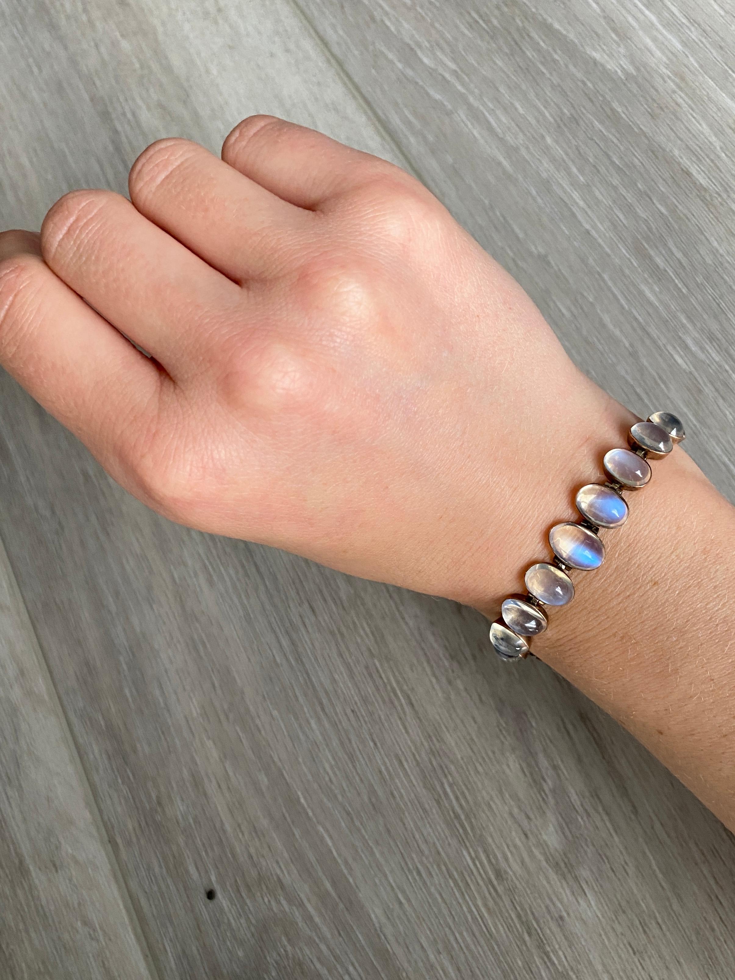 vintage moonstone bracelet