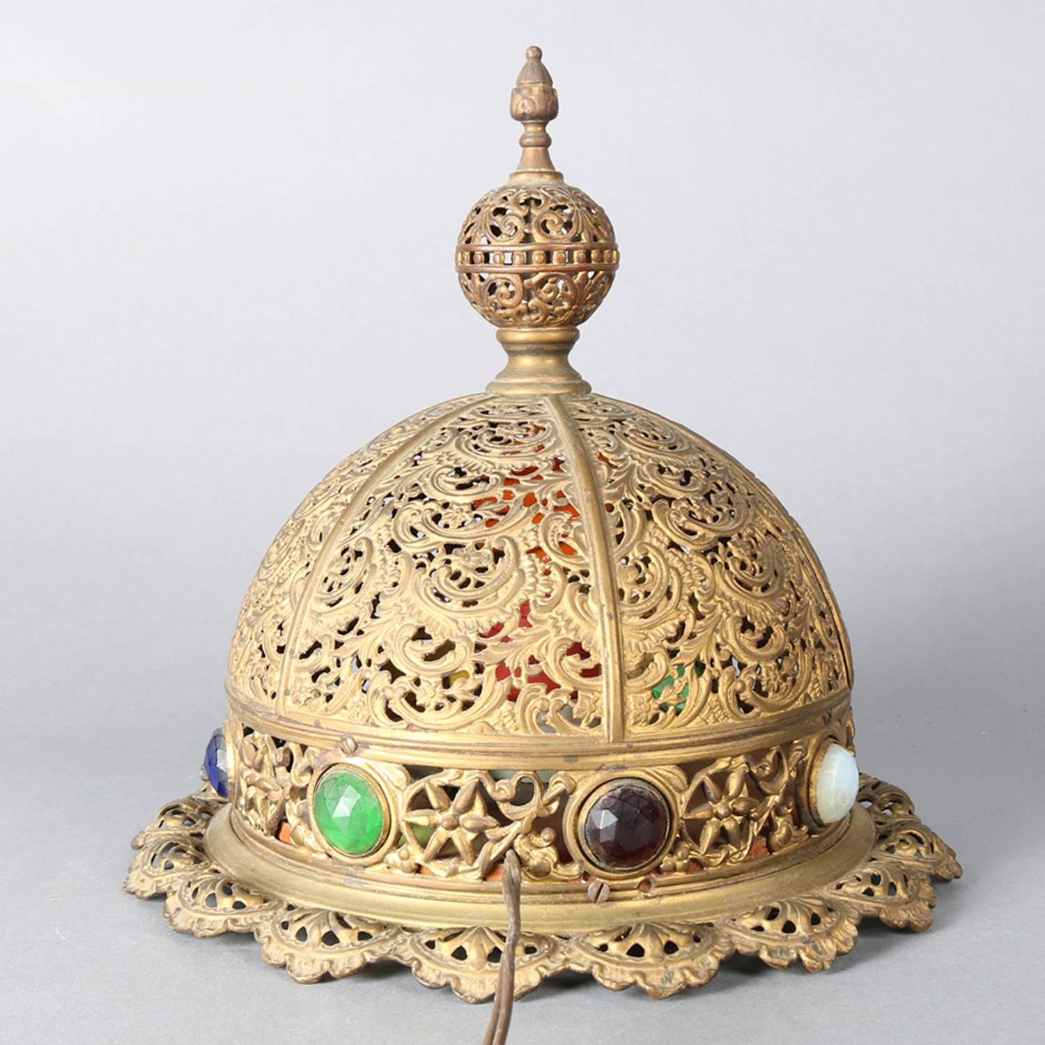 jewelled table lamp