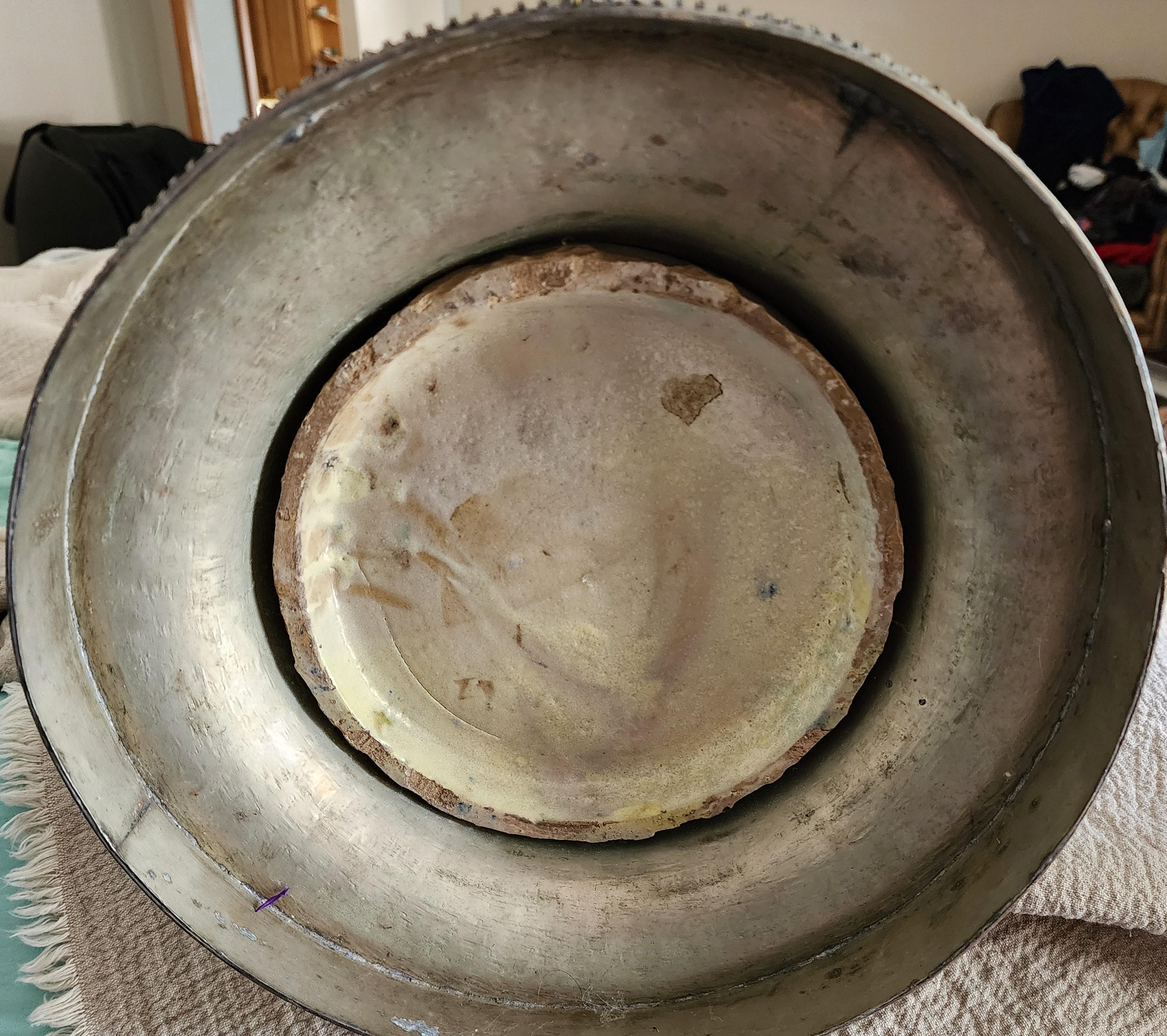 Antike maurische marokkanische Bodenvase aus Keramik im Angebot 10