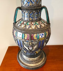 Vaso da terra antico in ceramica marocchina