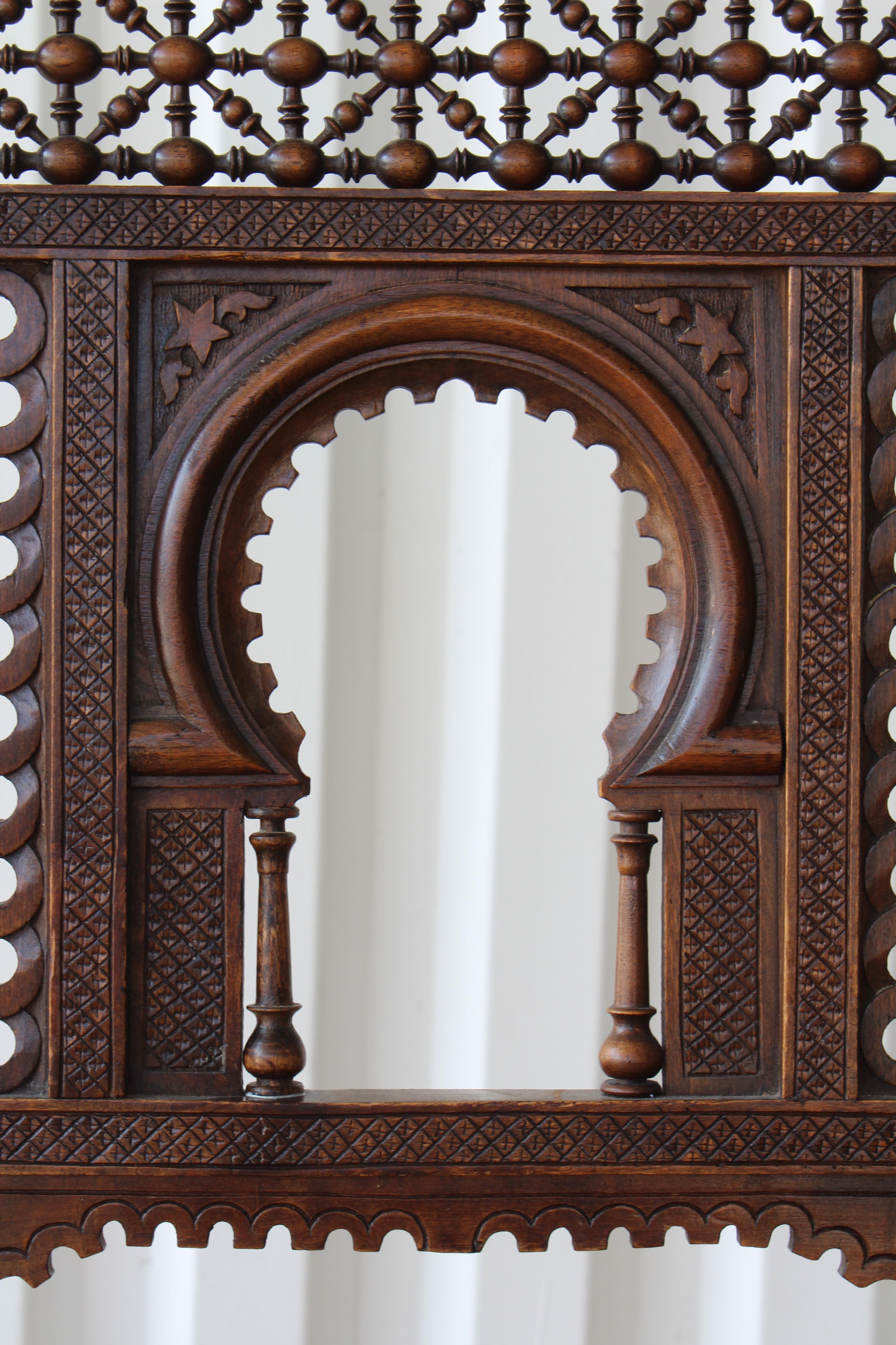 Antique Moorish Side Chair 2