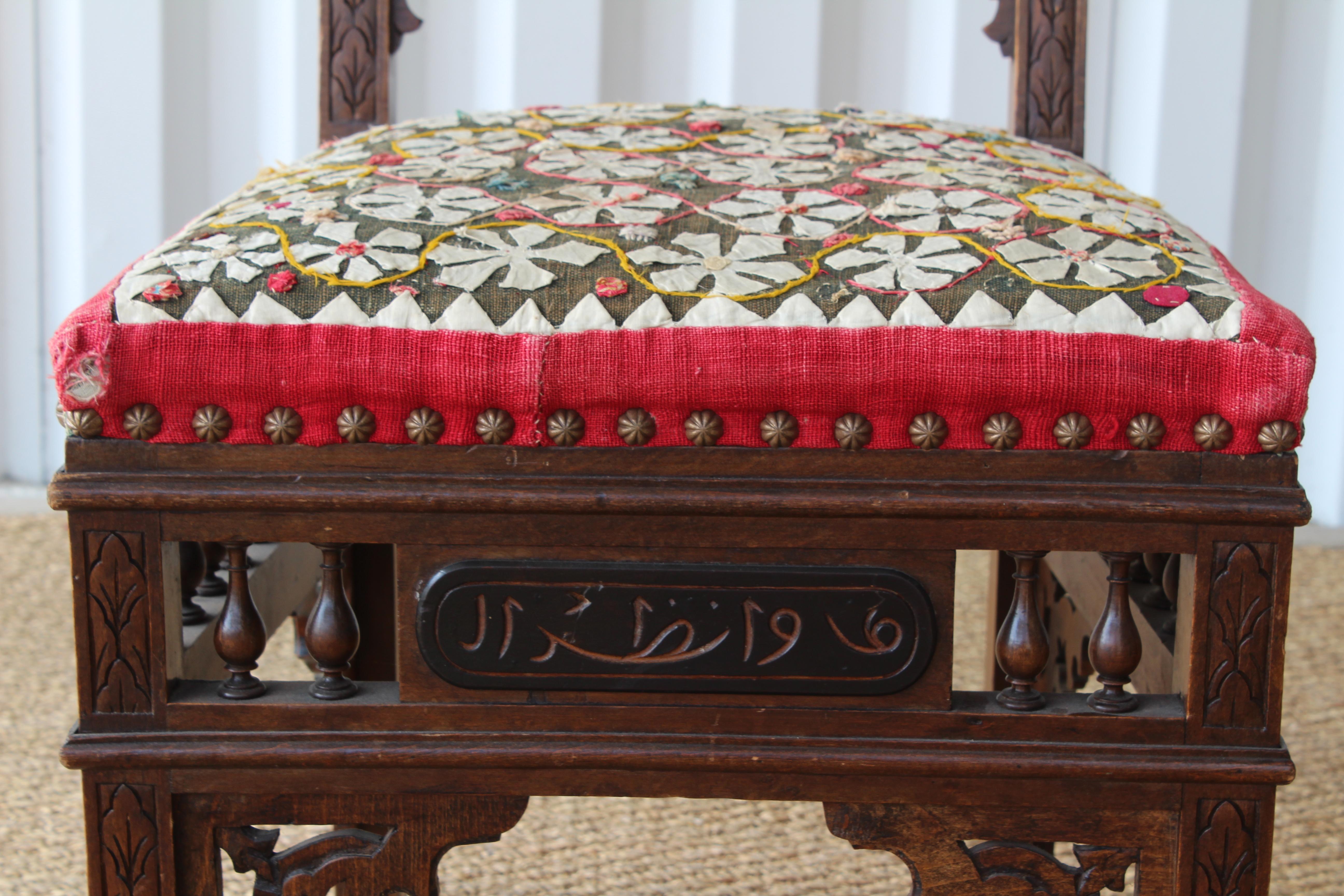 Antique Moorish Side Chair 3