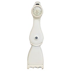 Antique Mora Clocks Swedish White 1800s Gustavian