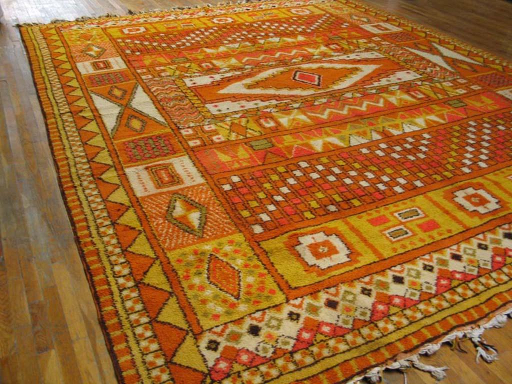 Mid 20th Century Moroccan Carpet  ( 12' x 15' - 366 x 457 ) For Sale 1