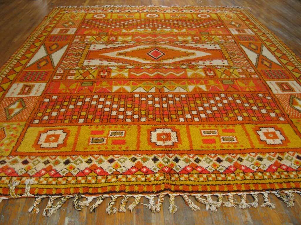 Mid 20th Century Moroccan Carpet  ( 12' x 15' - 366 x 457 ) For Sale 2