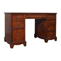 Antique Morning Room Desk, English, Walnut, Writing Table, Victorian, Circa 1880