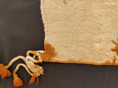 Antique Moroccan Berber Henna-Dyed Woman's Ceremonial Cover with Graffiti Motifs