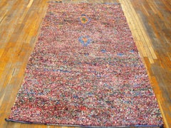 Antique Moroccan, Boucherouitte Rug 4' 4" x 8' 4"