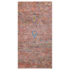 Antique Moroccan, Boucherouitte Rug 4' 4" x 8' 4"