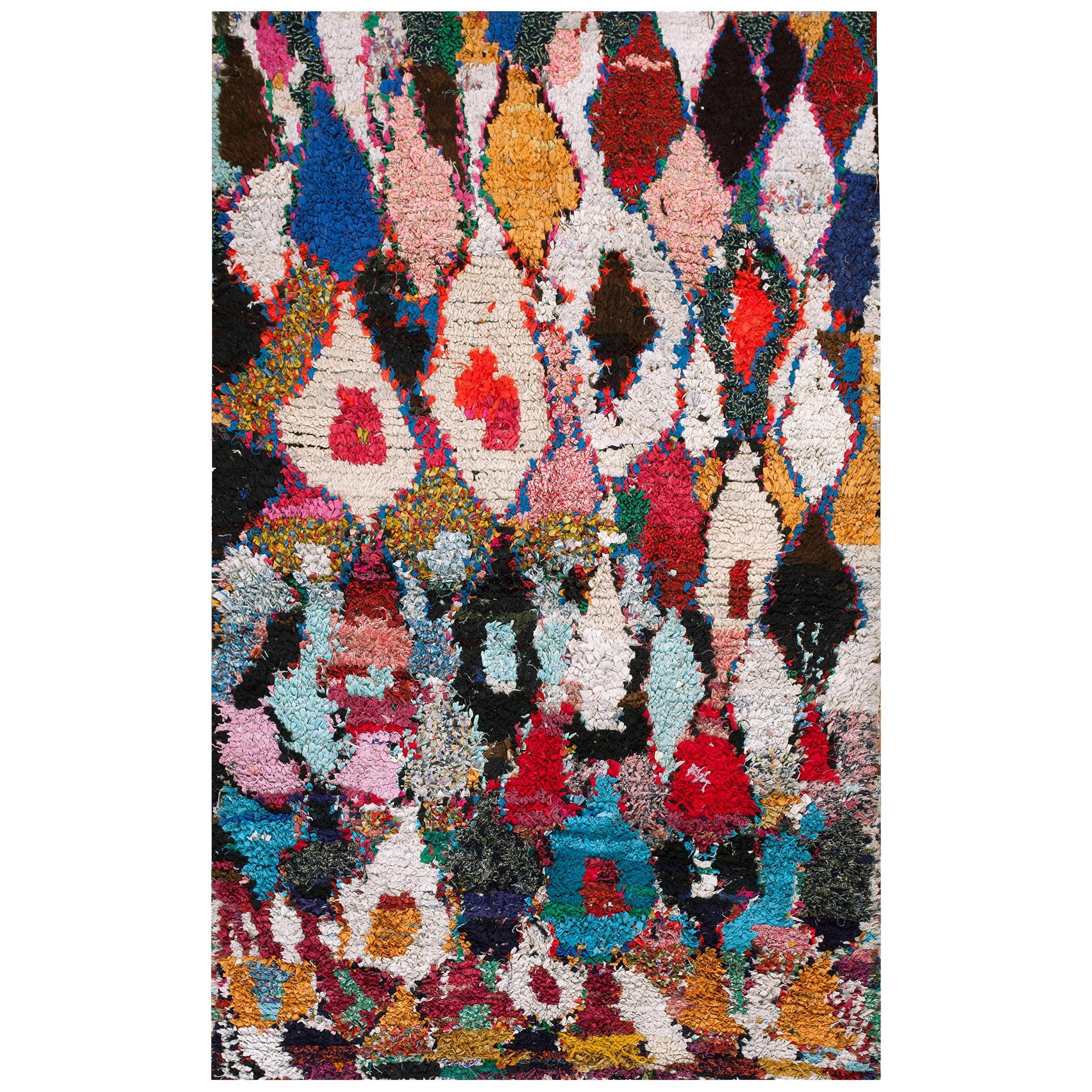 Tapis marocain ancien Boucherouitte