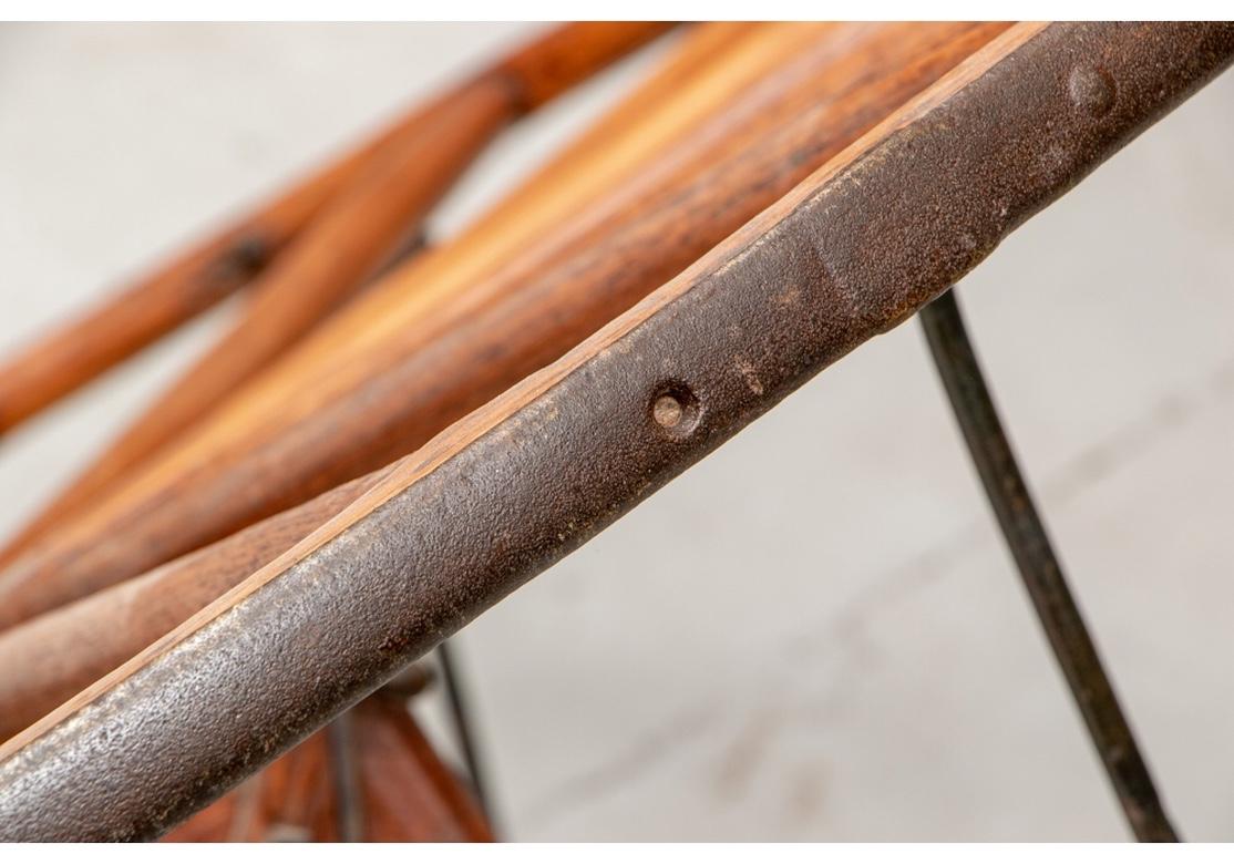 Rustic Antique Moroccan Cart Wheel Coffee Table