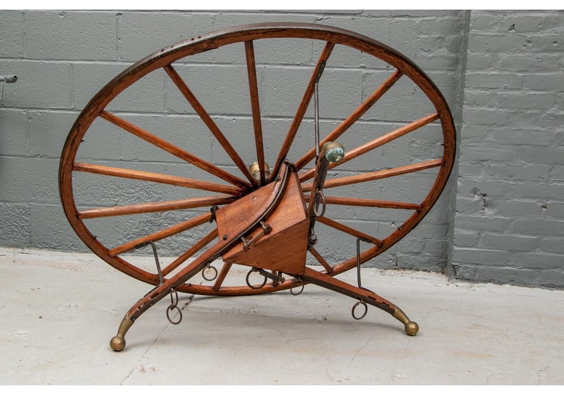 19th Century Antique Moroccan Cart Wheel Coffee Table